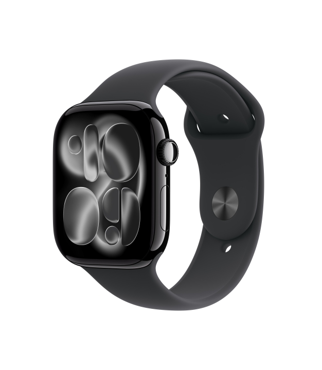 Apple Watch Series 11 GPS 42mm Jet Black Aluminium - Black Sport Band - S/M - 1