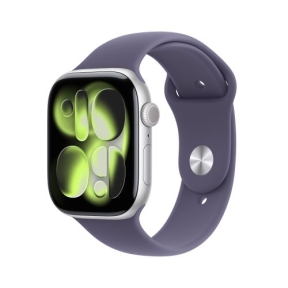 Apple Watch Series 11, Apple S10, 64GB, GPS + Cellular, 46 mm, Aluminium, Purple Fog, Sport Band, M/L