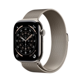 Apple Watch Series 11, Apple S10, 64GB, GPS + Cellular, 46 mm, Titanium, Natural, Milanese Loop, M/L