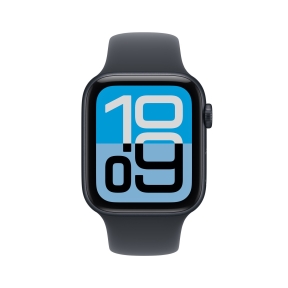 Apple Watch SE 3 GPS + Cellular, 44 mm, Midnight Aluminium, Midnight Sport Band (S/M)