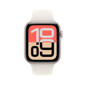 Apple Watch SE 3 GPS, 40 mm, Starlight Aluminium, Starlight Sport Band (S/M)