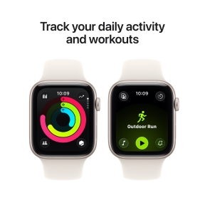 Apple Watch SE 3 GPS, 44 mm, Starlight Aluminium, Starlight Sport Band (M/L)