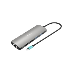I-TEC USB-C Metal Nano Dock 2x HDMI + PD
