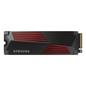 SSD, SAMSUNG, 990 PRO with Heatsink, 1TB, M.2, PCIE, NVMe, MLC, Write speed 6900 MBytes/sec, Read speed 7450 MBytes/sec, 2.3mm, TBW 600 TB, MTBF 1500000 hours, MZ-V9P1T0CW