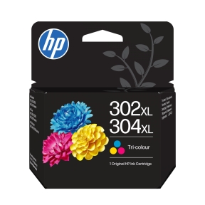 HP 302XL/304XL Tri-clr Original Ink Crtg