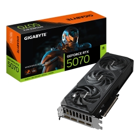 Graphics Card, GIGABYTE, NVIDIA GeForce RTX 5070, 12 GB, GDDR7, 192 bit, PCIE 5.0 16x, GPU 2542 MHz, Triple slot Fansink, 1xHDMI, 3xDisplayPort, GV-N5070WF3OC-12GD