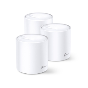 Wireless Router, TP-LINK, Deco X60 (3-pack), Qtty 3 pc(s), Qtty 3 pc(s), Wi-Fi band Dual-band (2.4 GHz / 5 GHz), Wi-Fi 6 (802.11ax), Ethernet WAN Yes, 2xEthernet LAN (RJ-45) ports, White, DECOX60(3-PACK)