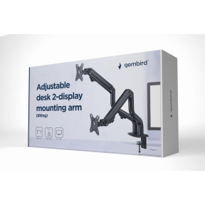 GEMBIRD Adjustable desk 2-display
