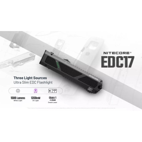 FLASHLIGHT EDC SERIES/EDC17 EU (CLASS 1) NITECORE