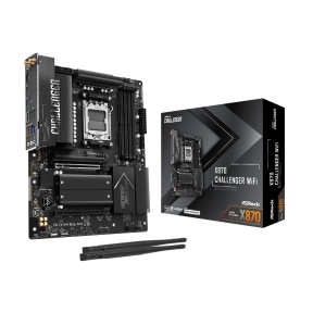 Mainboard, ASROCK, AMD X870, Socket AM5, ATX, RAM DDR5-SDRAM, 4xSlots, Wi-Fi Yes, Bluetooth Yes, 1xNumber of M.2 (M) slots, X870CHALLENGERWIFI