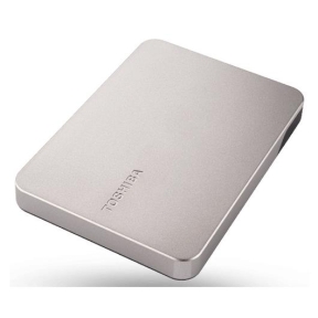 External HDD, TOSHIBA, 1000 GB, Colour Silver, HDTX210ESCAA