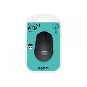 LOGI M330 Silent Plus Black - 2.4GHZ