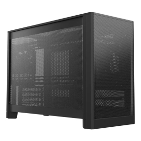 Case, MONTECH, micro ATX/Mini-ITX, Black, Mini Tower, PC, Ten, TEN(B)
