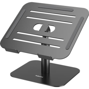 Fellowes Alumia Laptop Riser Desk Based Laptop Stand Max Size 15 inch Max Weight 5kg Black
