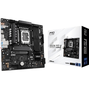 Mainboard, ASROCK, Intel B860, LGA 1851 (Socket V1), micro ATX, RAM DDR5-SDRAM, 4xSlots, 3xNumber of M.2 (M) slots, B860MPRO-A