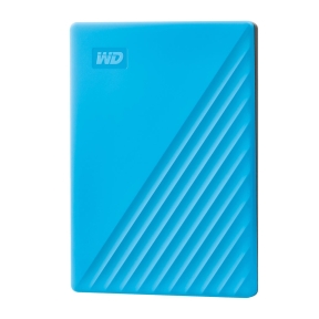 External HDD, WESTERN DIGITAL, My Passport, 4TB, USB 2.0, USB 3.0, USB 3.2, Colour Blue, WDBPKJ0040BBL-WESN
