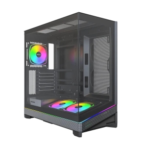 Case, MONTECH, ATX/micro ATX/Mini-ITX/BTF, Black, MONTECH SKY 3 (B), SKY3(B)