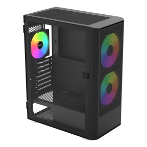 Case, MONTECH, ATX/micro ATX/Mini-ITX, Black, Midi Tower, PC, ?????? MONTECH X2 PLUS (B), X2PLUS(B)