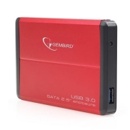 HDD CASE EXT. USB3 2.5/RED EE2-U3S-2-R GEMBIRD