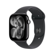 Apple Watch Series 11, Apple S10, 64GB, GPS + Cellular, 46 mm, Aluminium, Jet Black, Sport Band, M/L