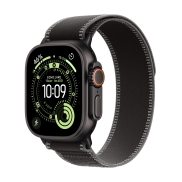 Apple Watch Ultra 3 GPS + Cellular, 49 mm, Black Titanium, Black/Charcoal Trail Loop (S/M)