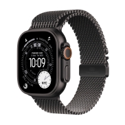 Apple Watch Ultra 3 GPS + Cellular, 49 mm, Black Titanium, Black Titanium Milanese Loop (L)