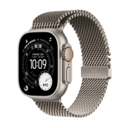 Apple Watch Ultra 3 GPS + Cellular, 49 mm, Natural Titanium, Natural Titanium Milanese Loop (M)