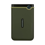 External HDD, TRANSCEND, StoreJet, 2TB, USB 3.0, Colour Green, TS2TSJ25M3G