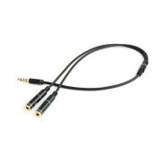 CABLE AUDIO 3.5MM 4-PIN TO/3.5MM S+MIC CCA-417M GEMBIRD