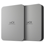 External HDD, LACIE, Mobile Drive, 1TB, USB-C, Colour Silver, STLP1000400