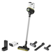 Vacuum Cleaner, KARCHER, Cordless vacuum cleaner VC 6 Cordless ourFamily Battery Plus, Upright/Cordless/Bagless, Capacity 0.8 l, Noise 78 dB, White, Weight 2.6 kg, 1.198-677.0