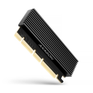 Axagon PCEM2-XS PCIe x16 - M.2 NVMe M-key slot adapter, w. passive alu heatsink