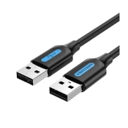 CABLE USB2.0 MALE TO MALE/2M BLACK COJBH VENTION