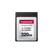MEMORY COMPACT FLASH 320GB/CFE TS320GCFE860 TRANSCEND