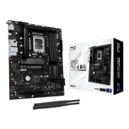 Mainboard, ASROCK, Intel B860 Express, LGA1851, ATX, Memory DDR5, Memory slots 4, 1xPCI-Express 4.0 16x, 1xPCI-Express 5.0 16x, 1xM.2, 1xHDMI, 1xDisplayPort, 1xAudio-In, 1xAudio-Out, 1xMicrophone, 2xUSB 2.0, 6xUSB 3.2, 1xUSB-C, 1xRJ45, B860PRO-AWIFI