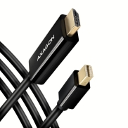 Axagon RVDM-HI14C2 Mini DisplayPort -> HDMI 1.4 cable 1.8m, 4K/30Hz