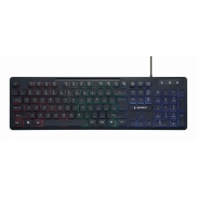 KEYBOARD MULTIMEDIA USB ENG/BLACK KB-UML-02 GEMBIRD