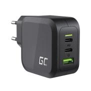 GREENCELL Charger PowerGaN 65W 2x USB-C