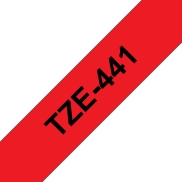 BROTHER TZE441 tape black/red 18mm 8m