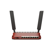 Wireless Router, MIKROTIK, Wireless Router, Wi-Fi 6, IEEE 802.11ax, USB 3.0, 8x10/100/1000M, 1xSPF, Number of antennas 2, L009UIGS-2HAXD-IN
