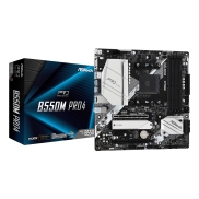 Mainboard, ASROCK, AMD B550, SAM4, MicroATX, 1xPCI-Express 3.0 1x, 1xPCI-Express 3.0 16x, 1xM.2, 1xPCI-Express 4.0 16x, Memory DDR4, Memory slots 4, 1x15pin D-sub, 1xHDMI, 1xDisplayPort, 2xUSB 2.0, 1xUSB type C, 5xUSB 3.2, 1xPS/2, 1xRJ45, 3xAudio port, B5