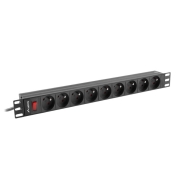 LANBERG PDU-09E-0300-BK PDU 1U 1