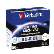 VERBATIM MDisc BD-R DL 6X 50GB 5 Pack
