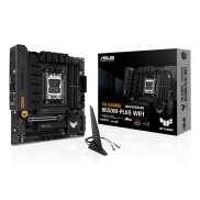 Mainboard, ASUS, AMD B650, SAM5, MicroATX, Memory DDR5, Memory slots 4, 1xPCI-Express 4.0 1x, 1xPCI-Express 4.0 16x, 2xM.2, 1xHDMI, 1xDisplayPort, 4xUSB 2.0, 3xUSB 3.2, 1xUSB-C, 1xRJ45, 5xAudio port, TUFGAMB650M-PLUSWIFI