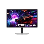 Monitor, SAMSUNG, S32FG810SU, 32, Gaming/Smart/4K, Swivel, Pivot, Height adjustable, Tilt, Panel OLED, 3840x2160, 16:9, 240, 0.03 ms, Speakers, Colour Silver, LS32FG810SUXEN