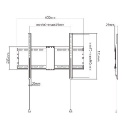 TV SET ACC WALL MOUNT 37-80/WM-80F-01 GEMBIRD
