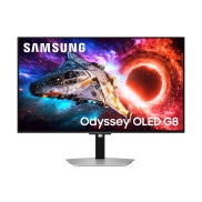 LCD Monitor, SAMSUNG, 32 , 3840 x 2160 pixels, 4K Ultra HD, Native aspect ratio 16:9, OLED, Flat, LS32HG800SUXEN