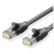 PATCH CABLE CAT.6 UTP/1M BLACK IBEBF VENTION