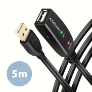 Axagon ADR-205 USB 2.0 A-M -> A-F active extension/repeater cable 5m