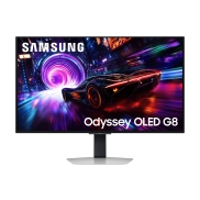 Monitor, SAMSUNG, 32 , 3840 x 2160 pixels, 4K Ultra HD, Native aspect ratio 16:9, OLED, Flat, LS32FG812SUXEN
